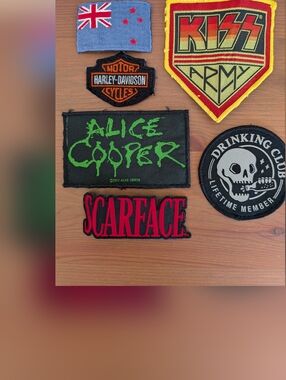 Patches Bands,Logos Funny Ect
